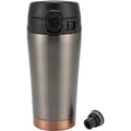 Gndtw Push-Button Vacuum Travel Mug 16 oz Graphite Copper - Product view